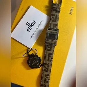 Fendi | Accessories | Fendi Reversible Canvas Ladies Watch 